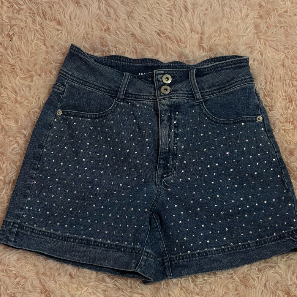 Studded Denim Women's Shorts
